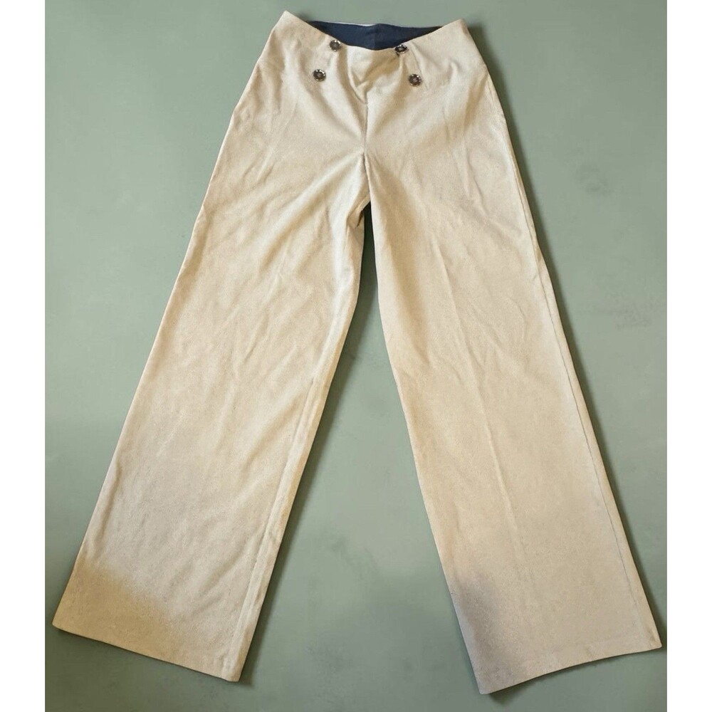 Women With Control Renee Greenstein Pull On Pants Sz XS Elastic Waist High NWT